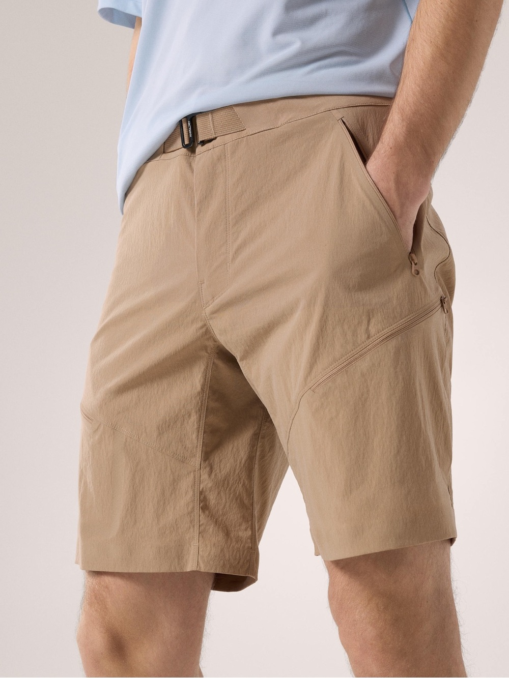 Arc'teryx Gamma Quick Dry Men's Tan Hybrid Performance Shorts size 36